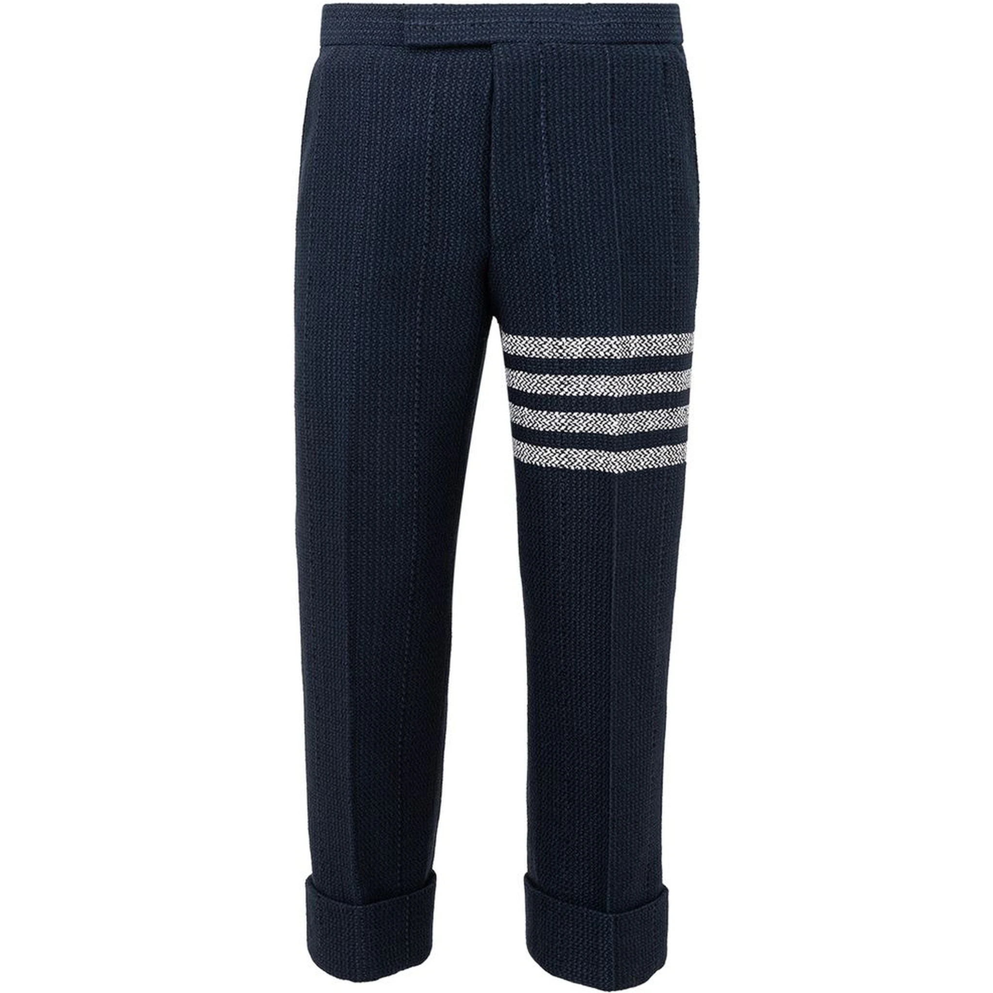 Blue Marabou Casual Pants