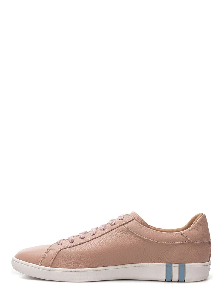 Pink Leather Athletic Sneakers alternative