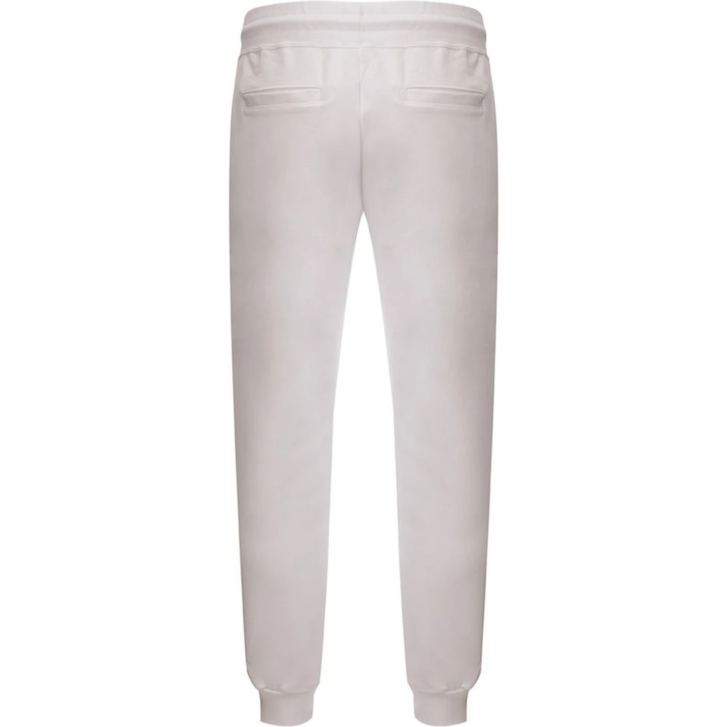 White Cotton Athletic Pants