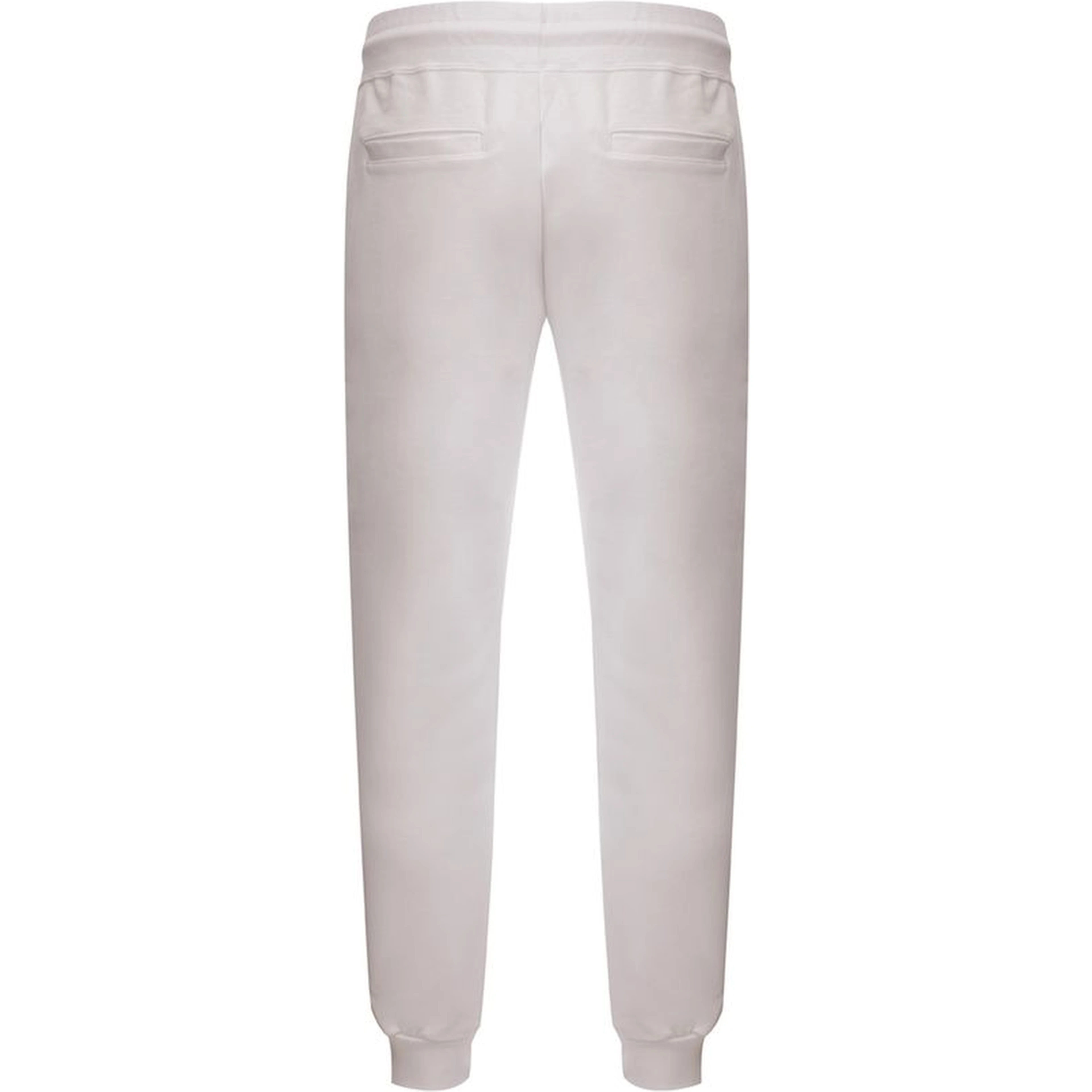 White Cotton Athletic Pants
