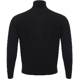 Black Cashmere Turtleneck