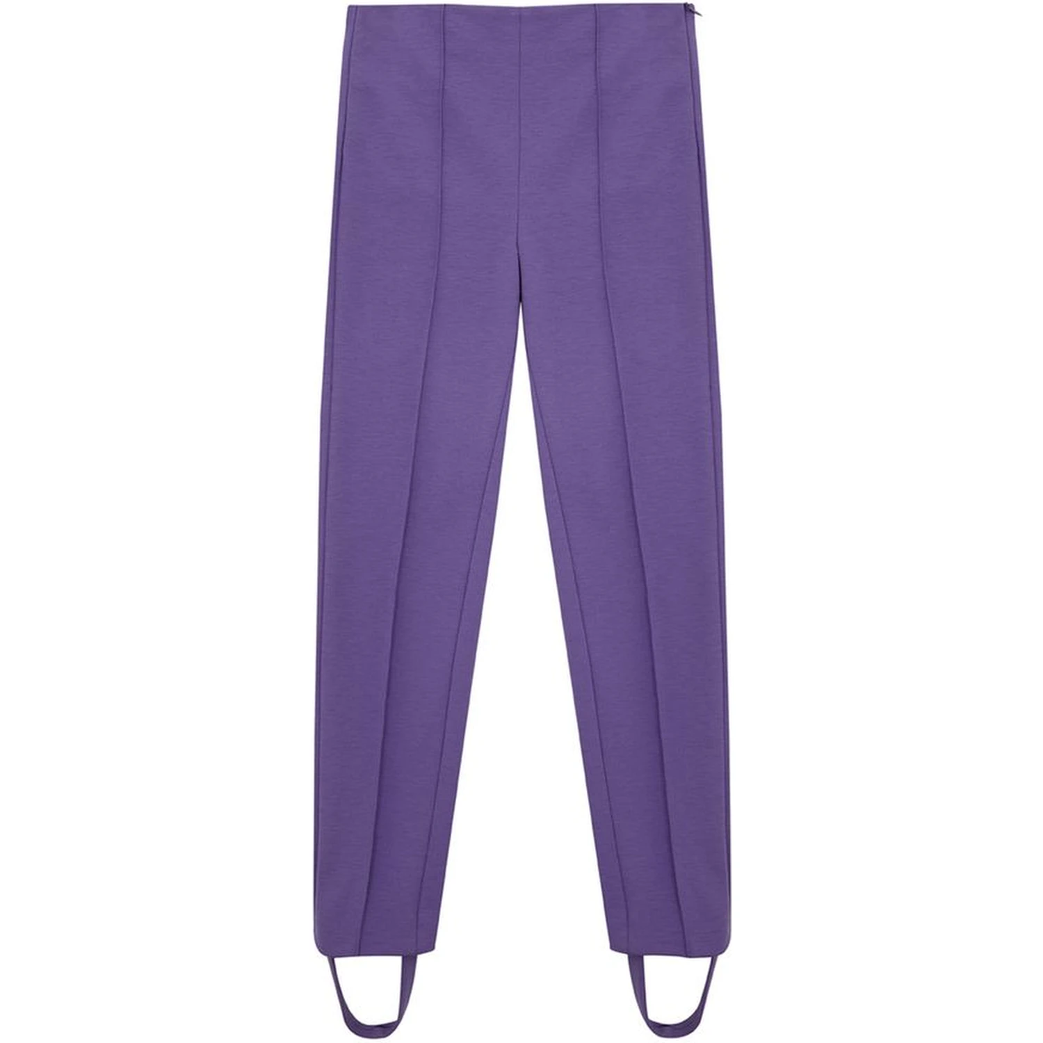 Purple Viscose Athletic Pants