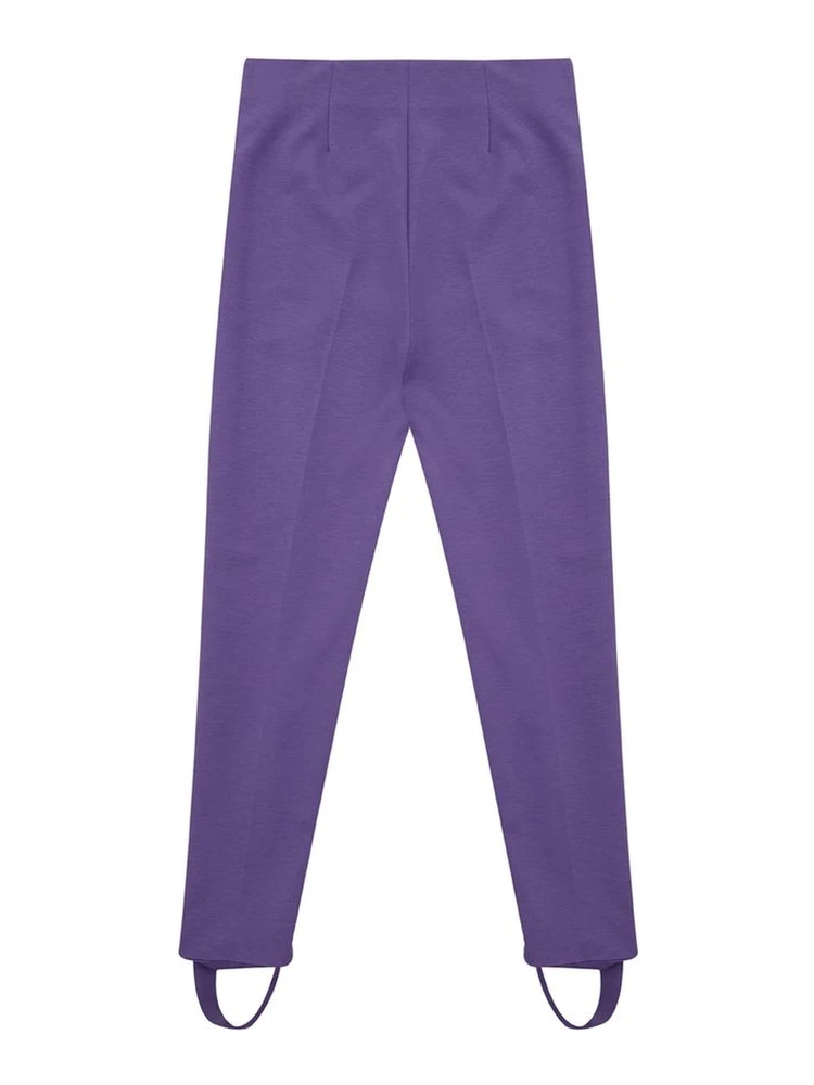 Purple Viscose Athletic Pants alternative