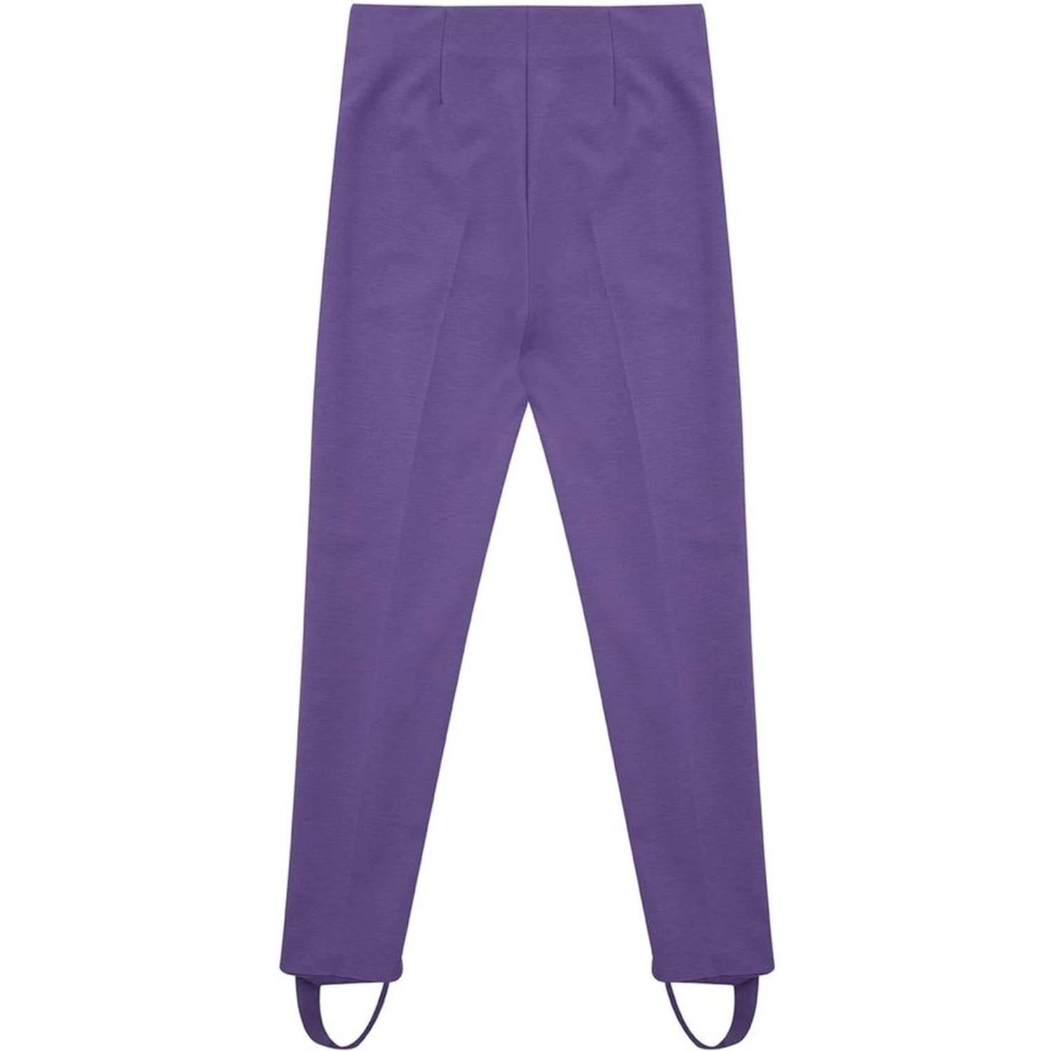 Purple Viscose Athletic Pants