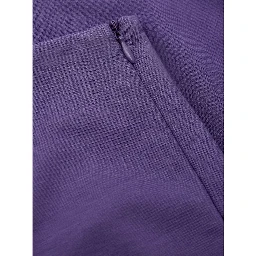 Purple Viscose Athletic Pants