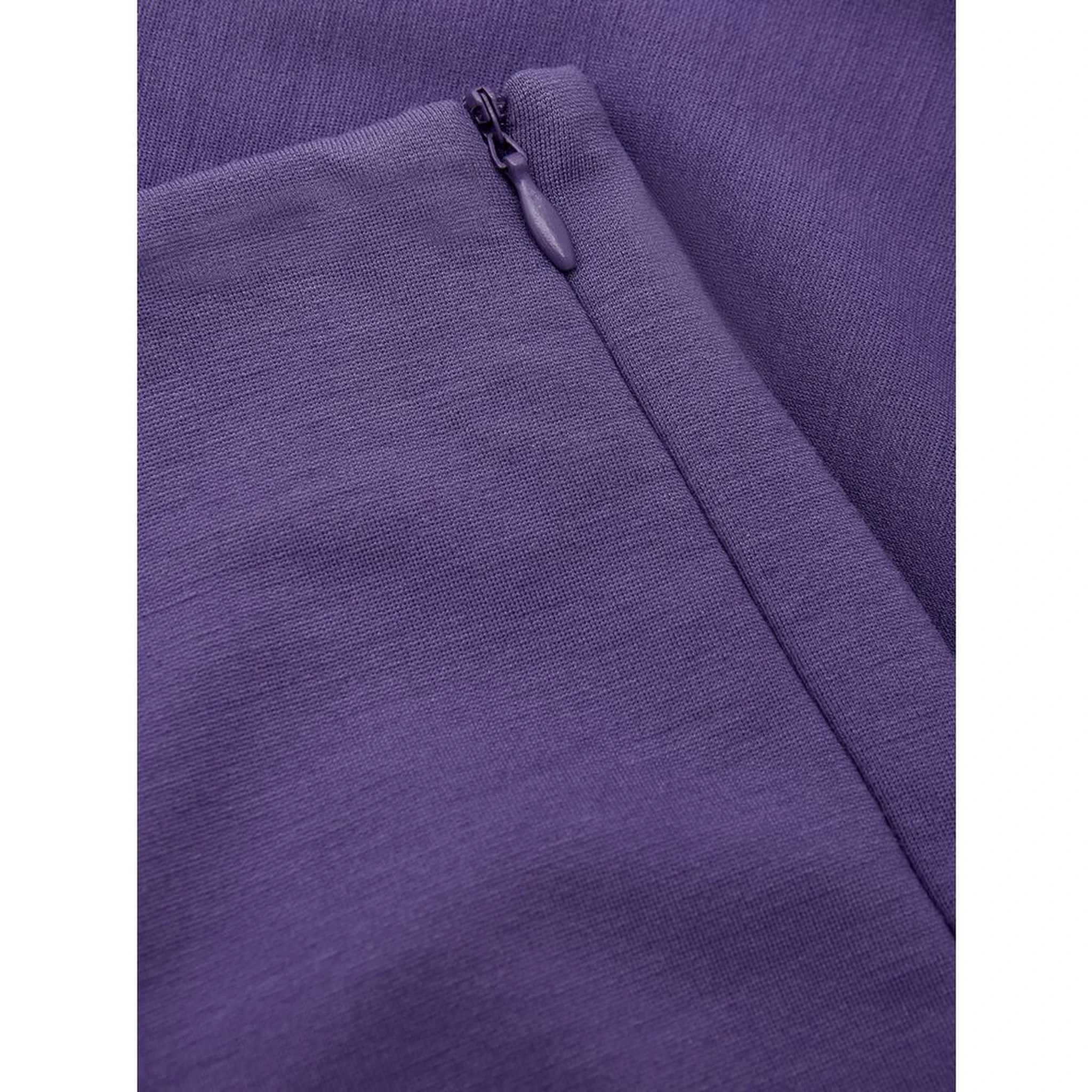 Purple Viscose Athletic Pants