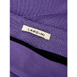 Purple Viscose Athletic Pants