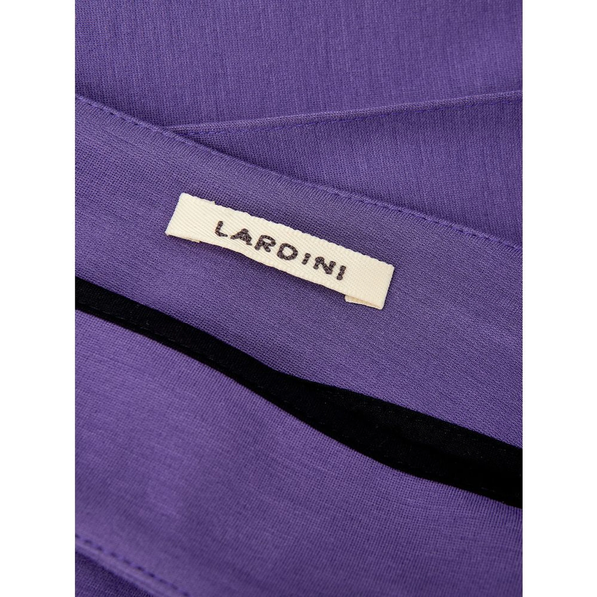 Purple Viscose Athletic Pants