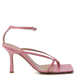 Pink Leather Sandal