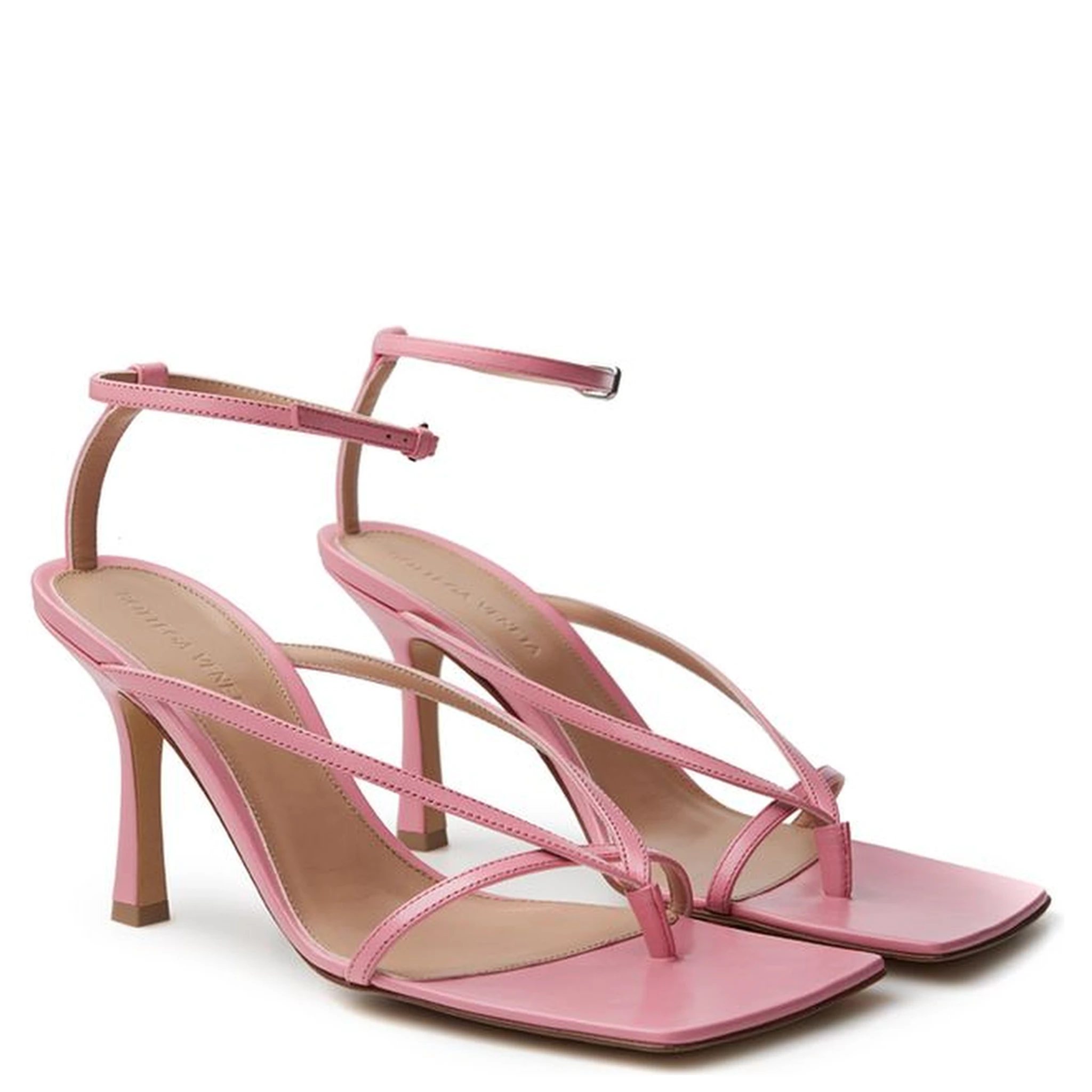 Pink Leather Sandal
