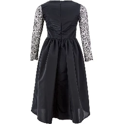 Black Polyester Cocktail Dress