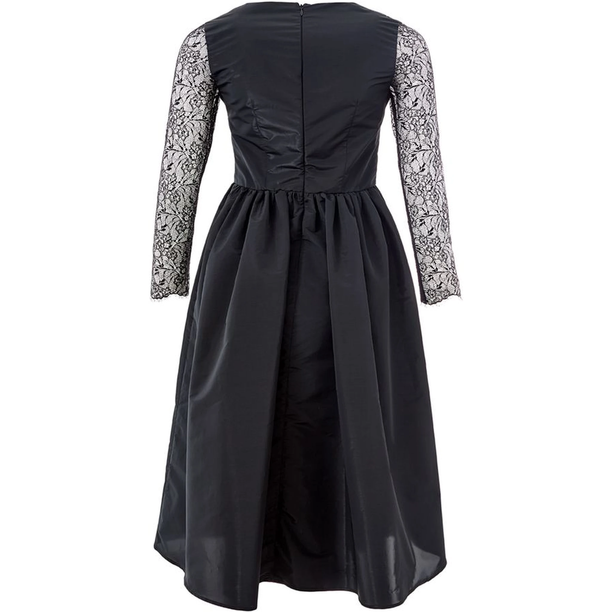 Black Polyester Cocktail Dress
