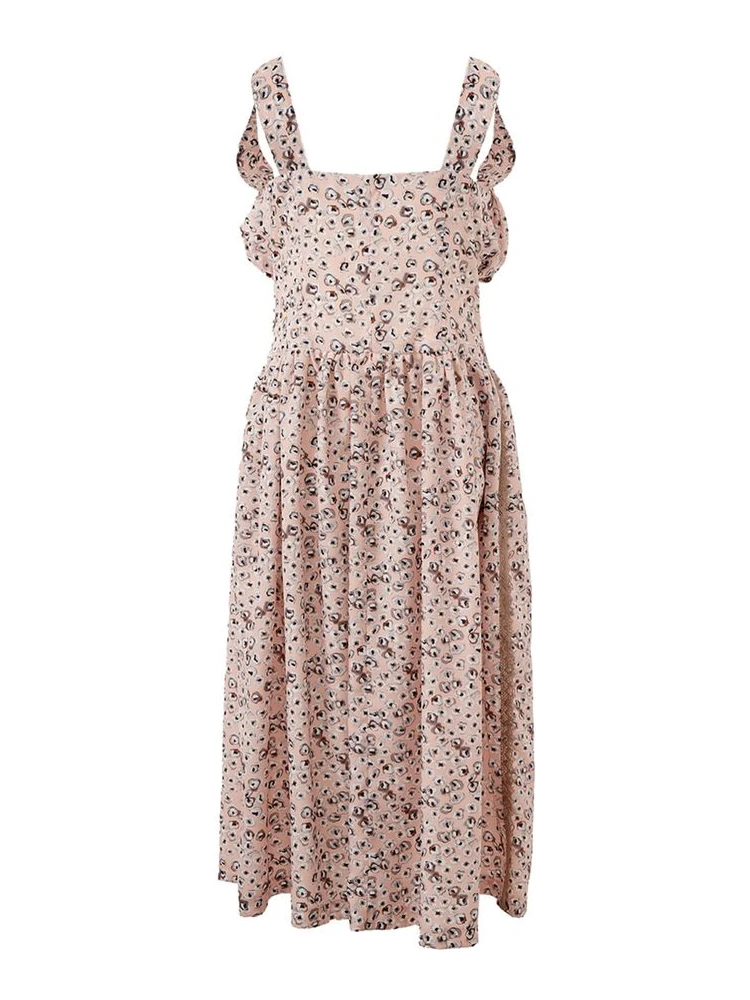 Pink Acetate Casual Dress alternative