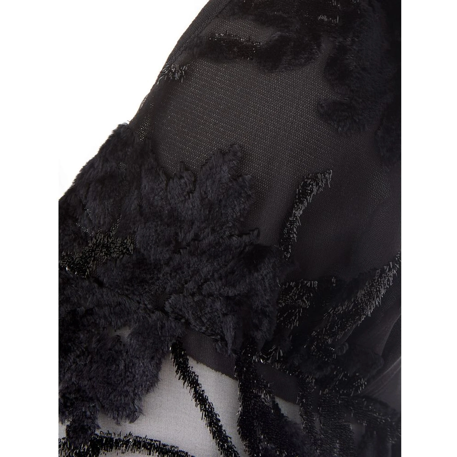 Black Viscose Cocktail Dress
