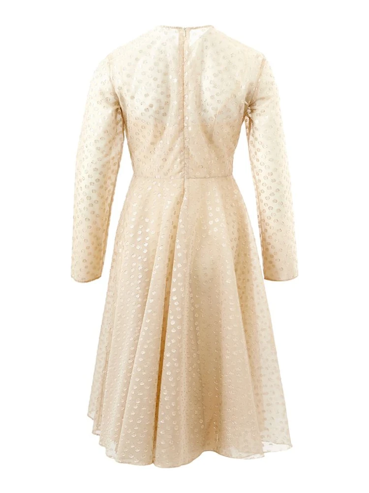 Beige Cotton Cocktail Dress alternative