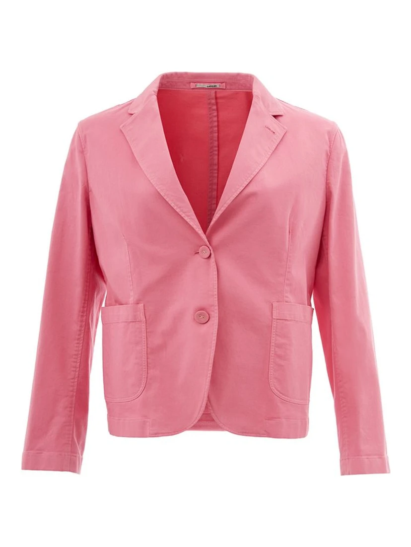 Pink Cotton Blazer