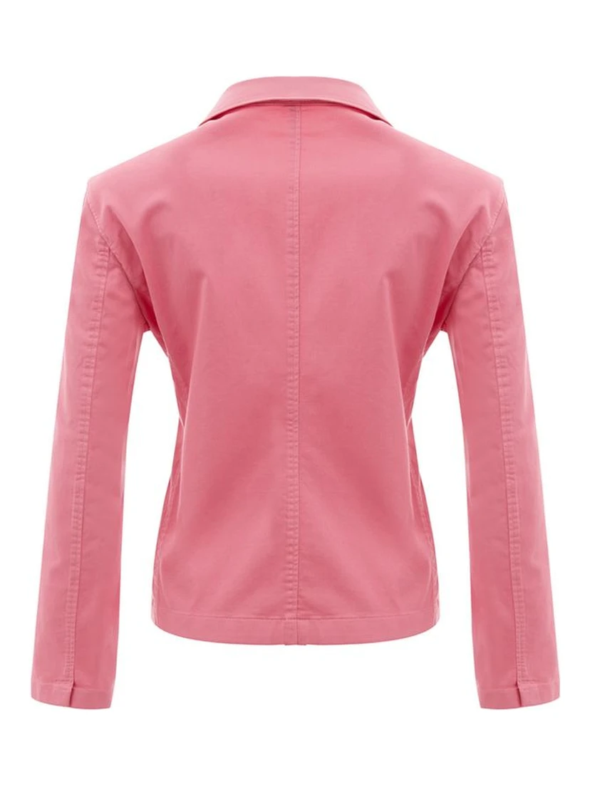 Pink Cotton Blazer