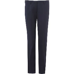 Blue Wool Dress Pants