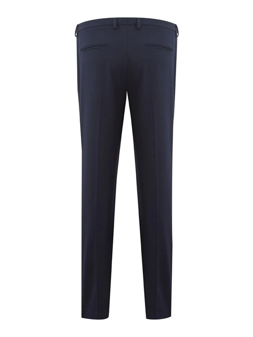 Blue Wool Dress Pants