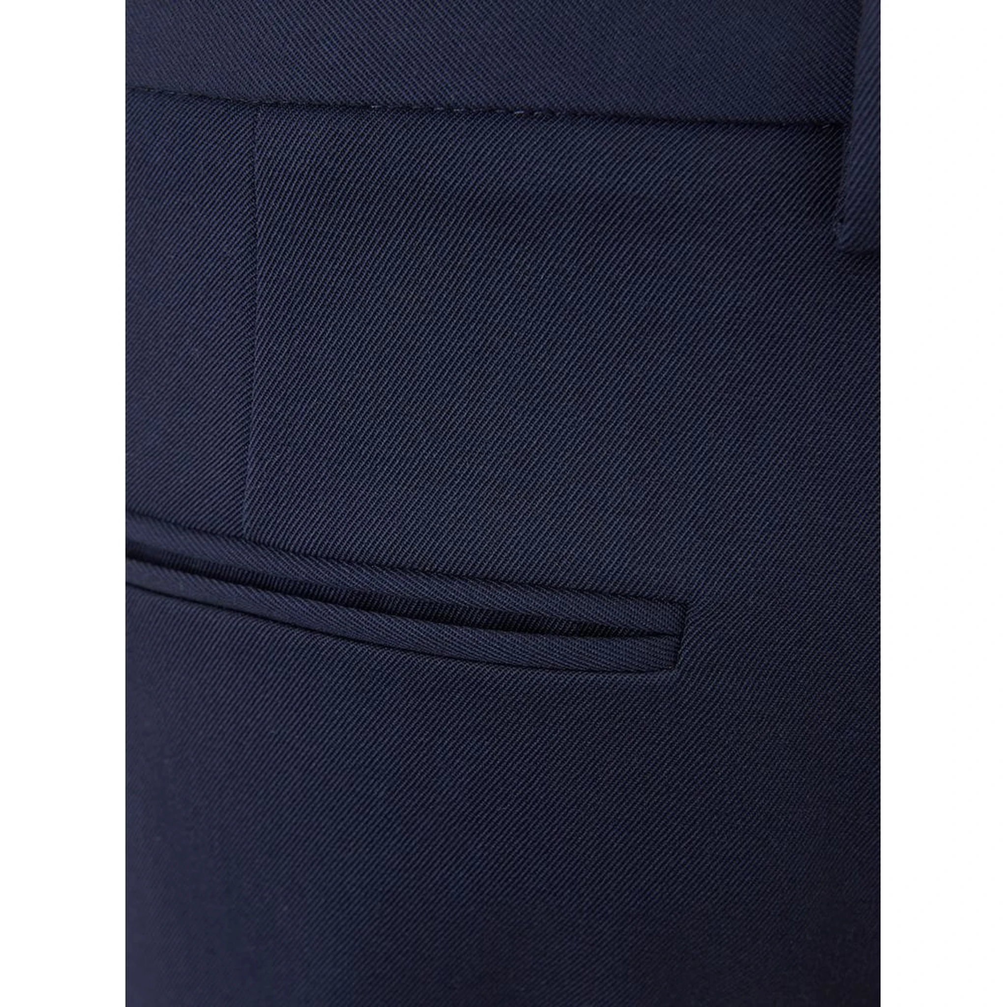 Blue Wool Dress Pants