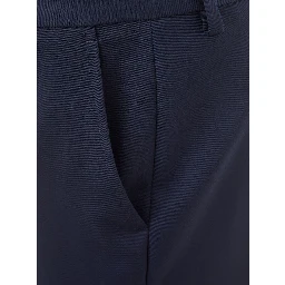 Blue Wool Dress Pants