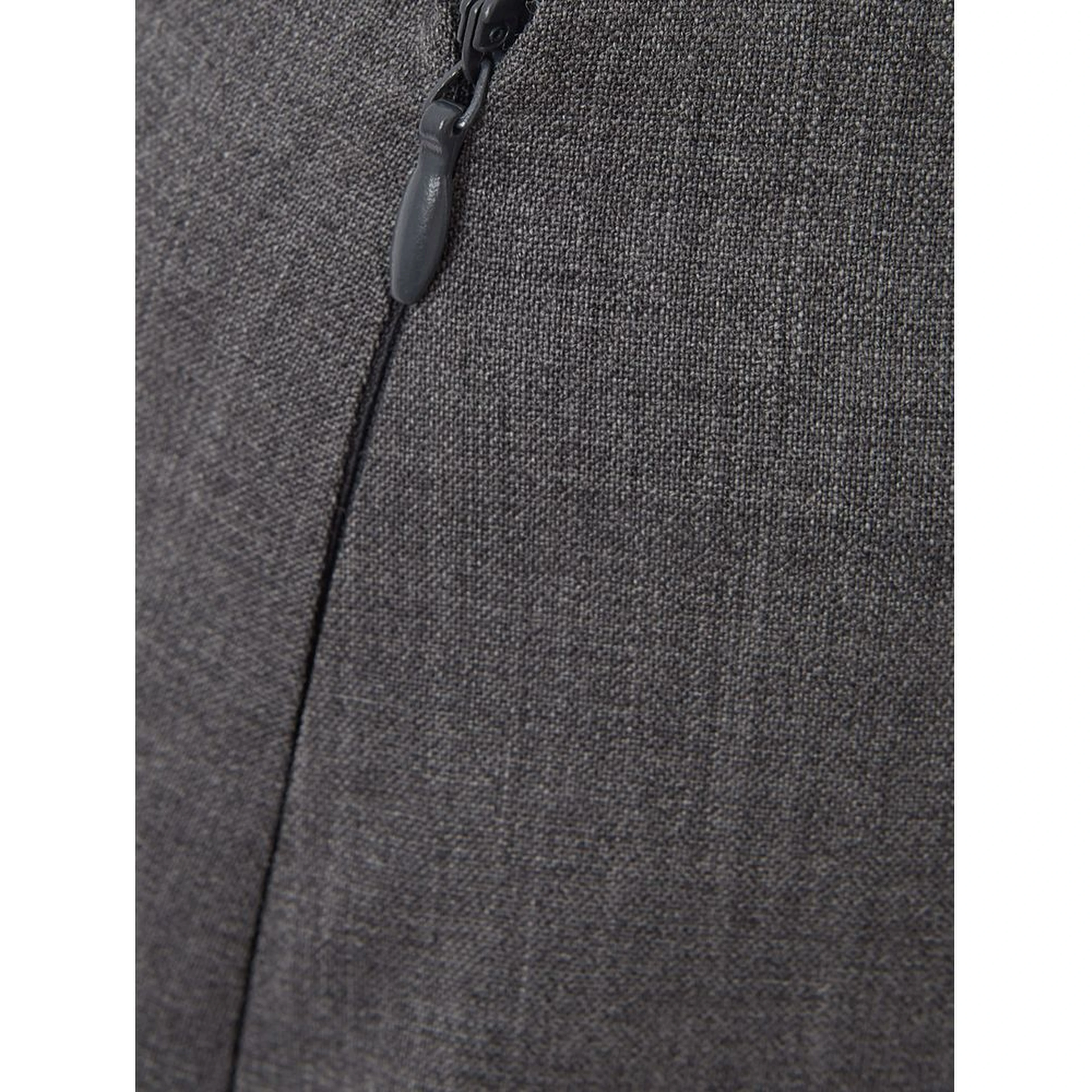 Gray Wool Midi Skirt