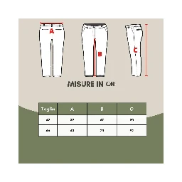 Gold Cotton Casual Pants