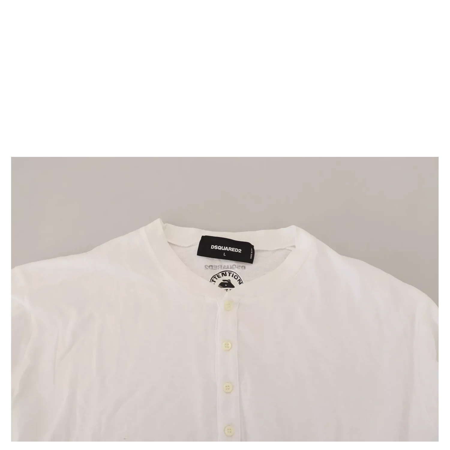 White Cotton Linen Long Sleeves Pullover Sweater