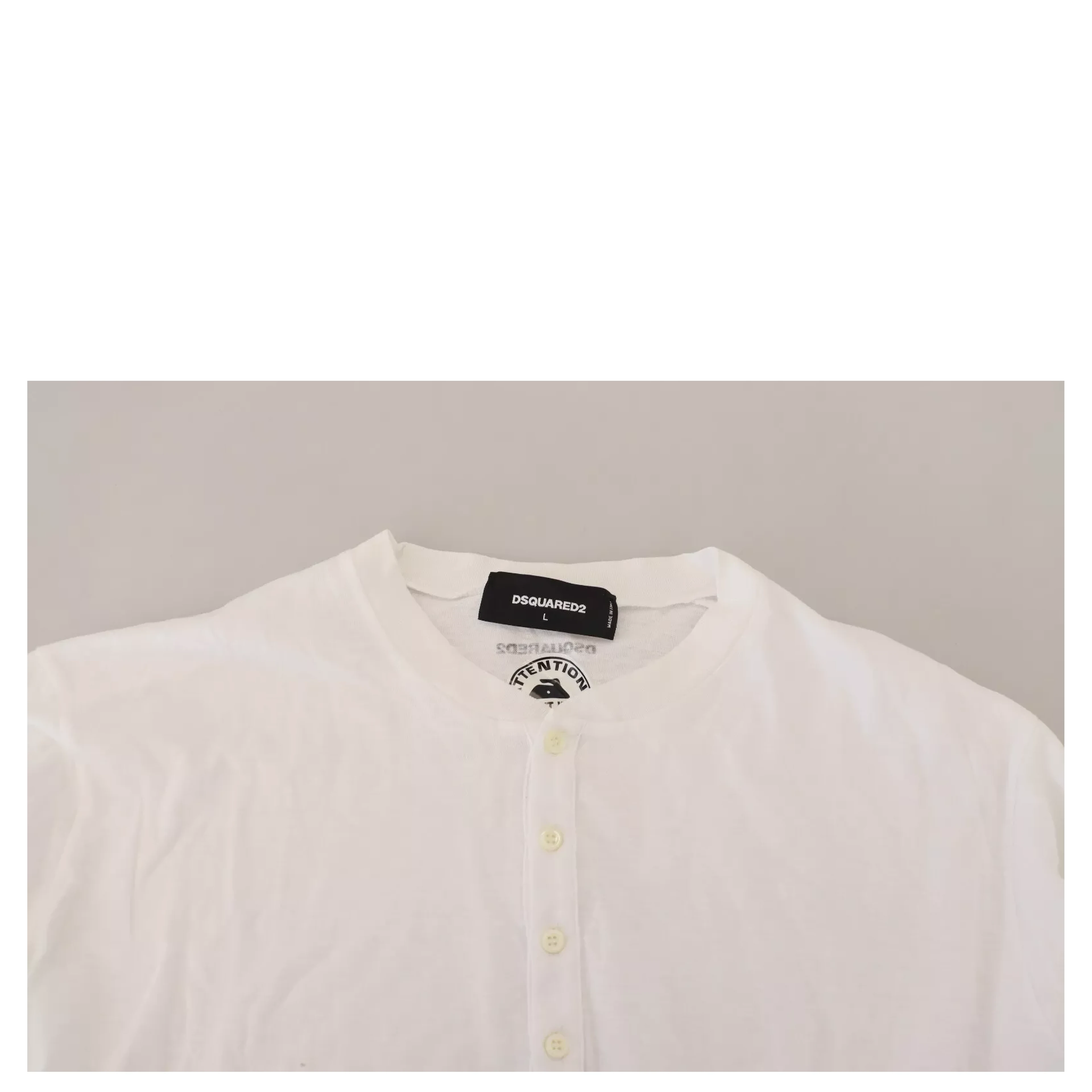 White Cotton Linen Long Sleeves Pullover Sweater