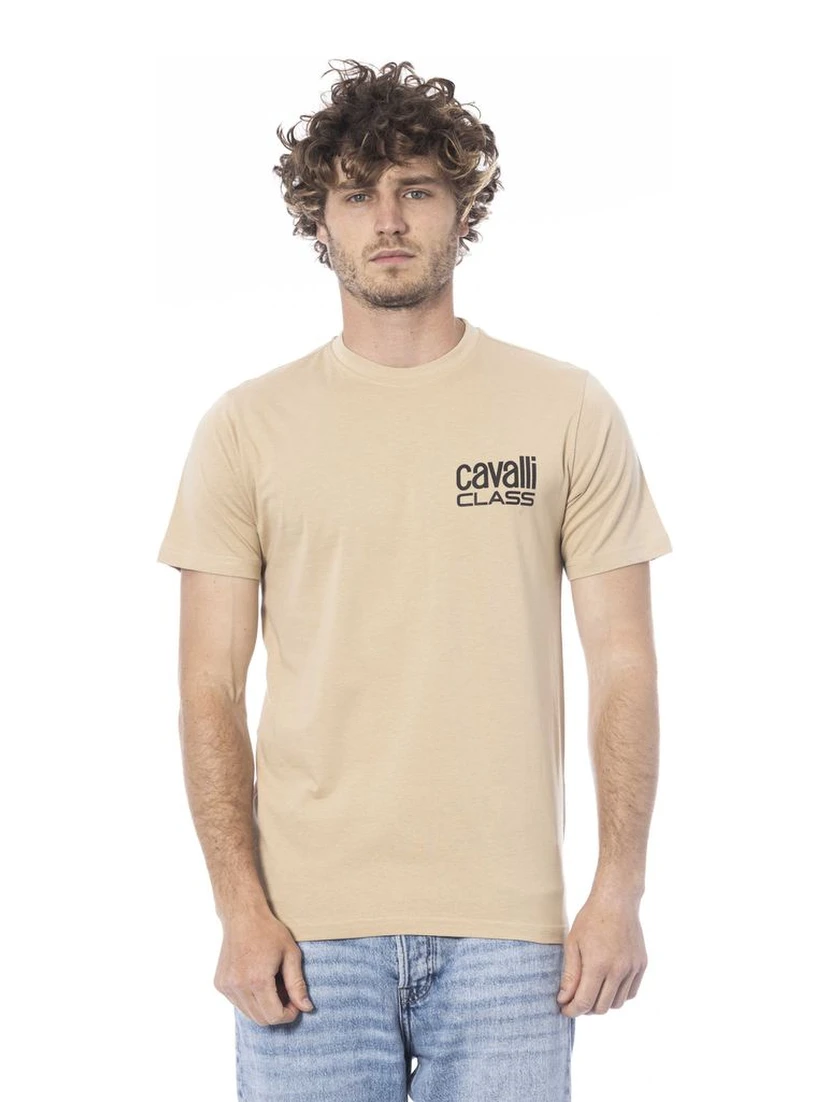 Beige Cotton T-Shirt