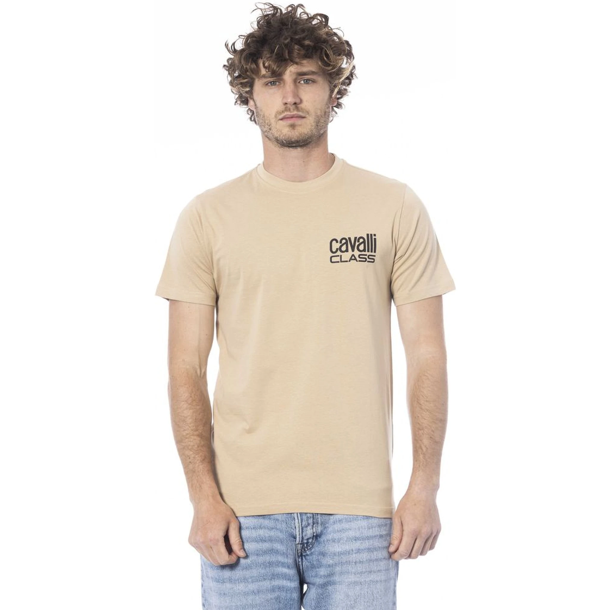 Beige Cotton T-Shirt