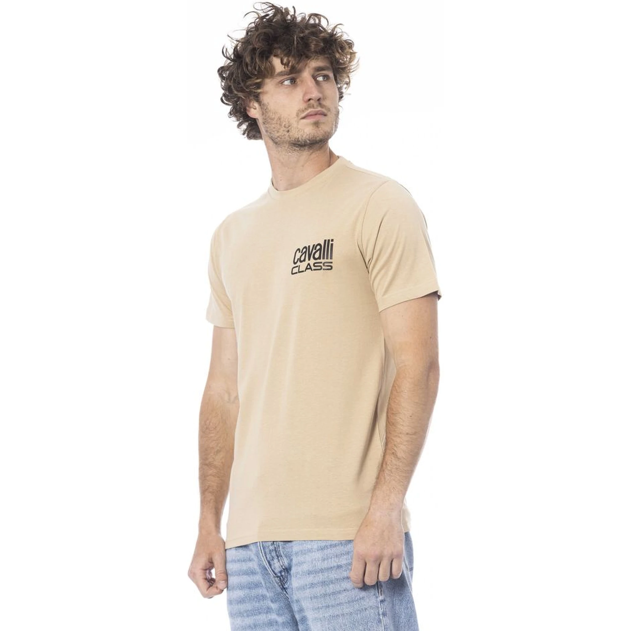 Beige Cotton T-Shirt
