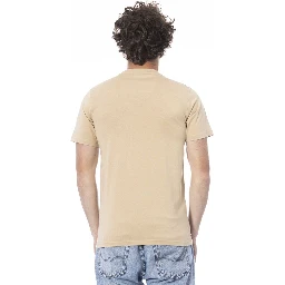 Beige Cotton T-Shirt