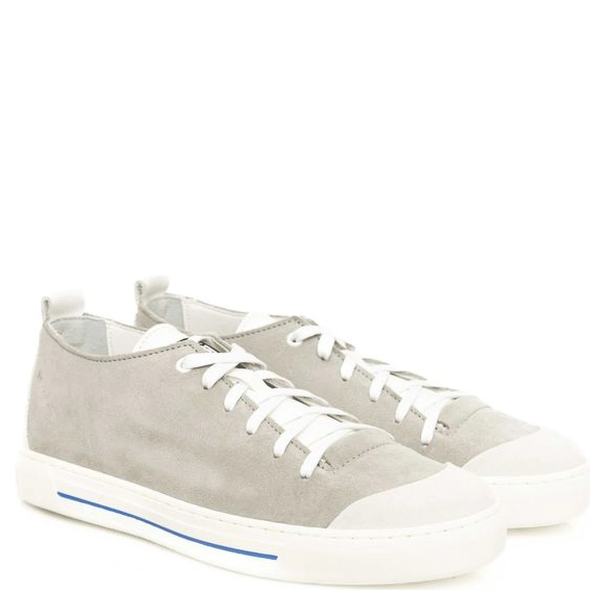 Gray Cowhide Sneaker