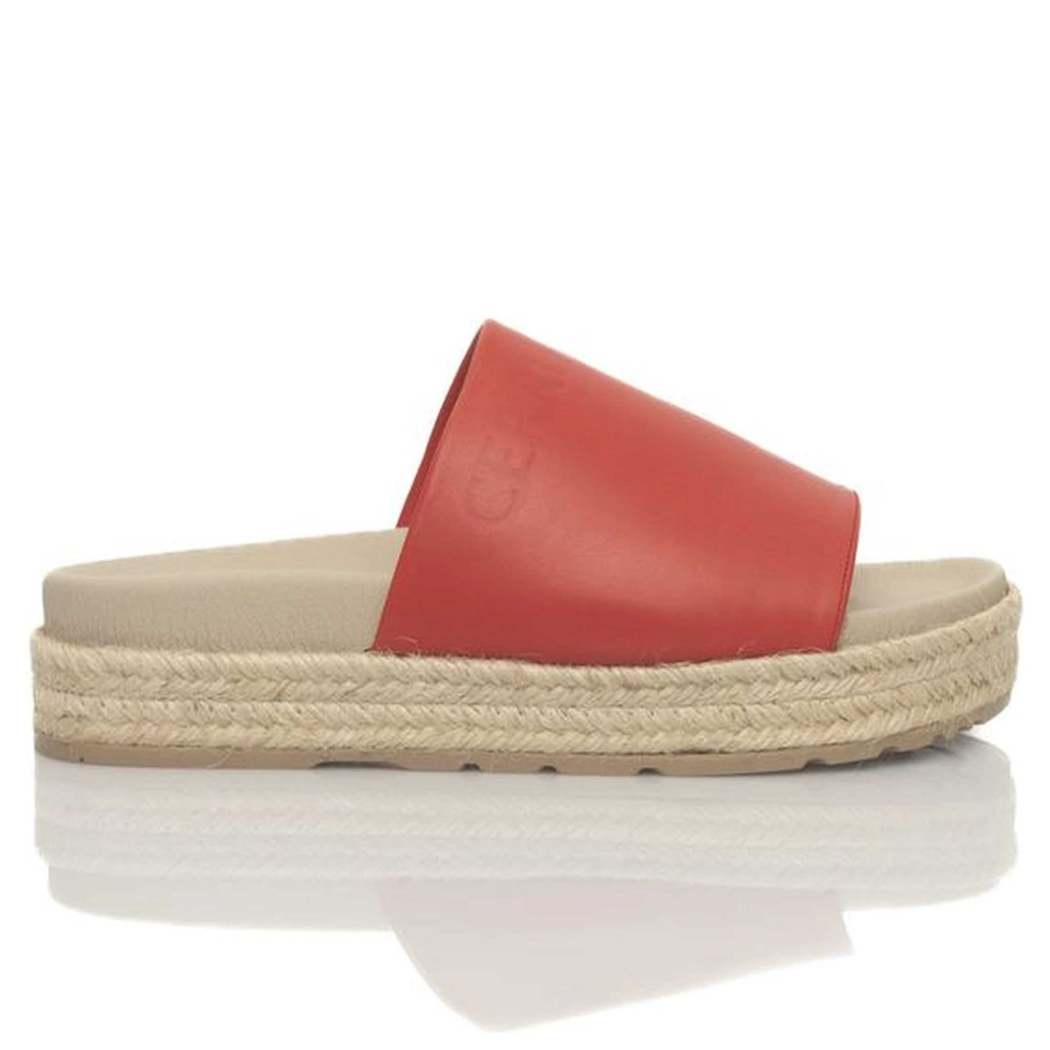 Red Calfskin Sandal