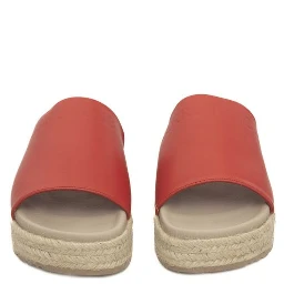 Red Calfskin Sandal