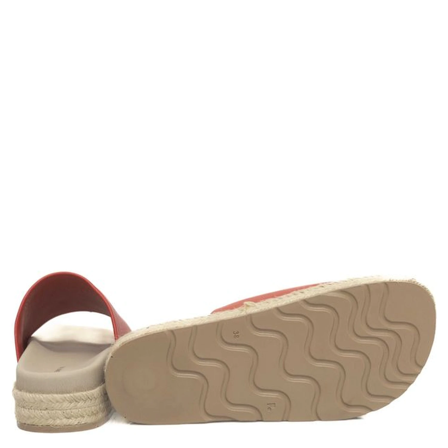 Red Calfskin Sandal