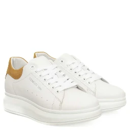 White Cowhide Sneaker