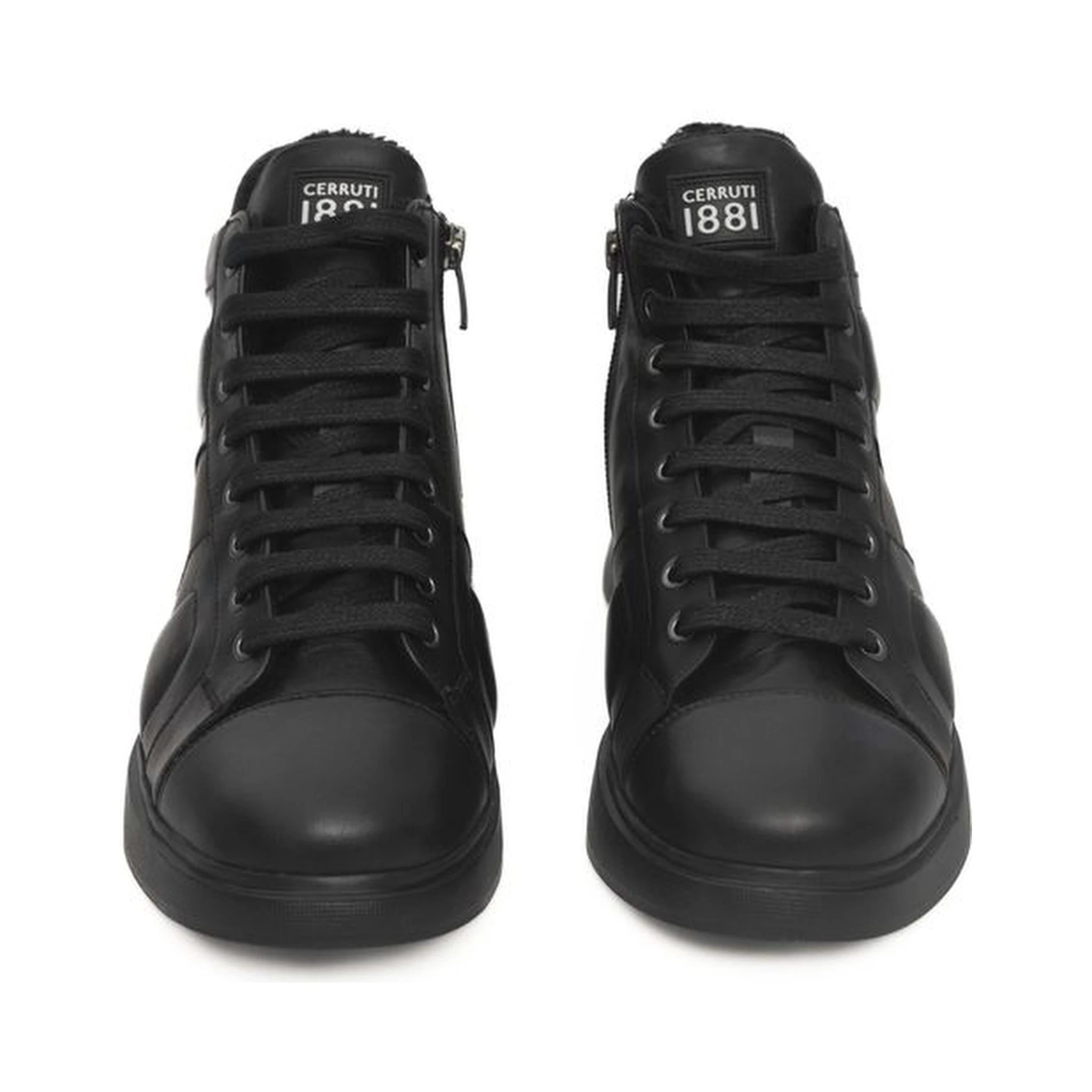 Black Cowhide Sneaker