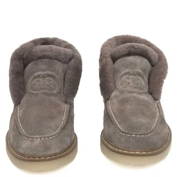 Beige Leather Women Boot