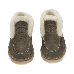 Green Leather Women Boot