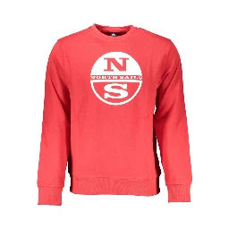 Red Cotton Sweatshirt