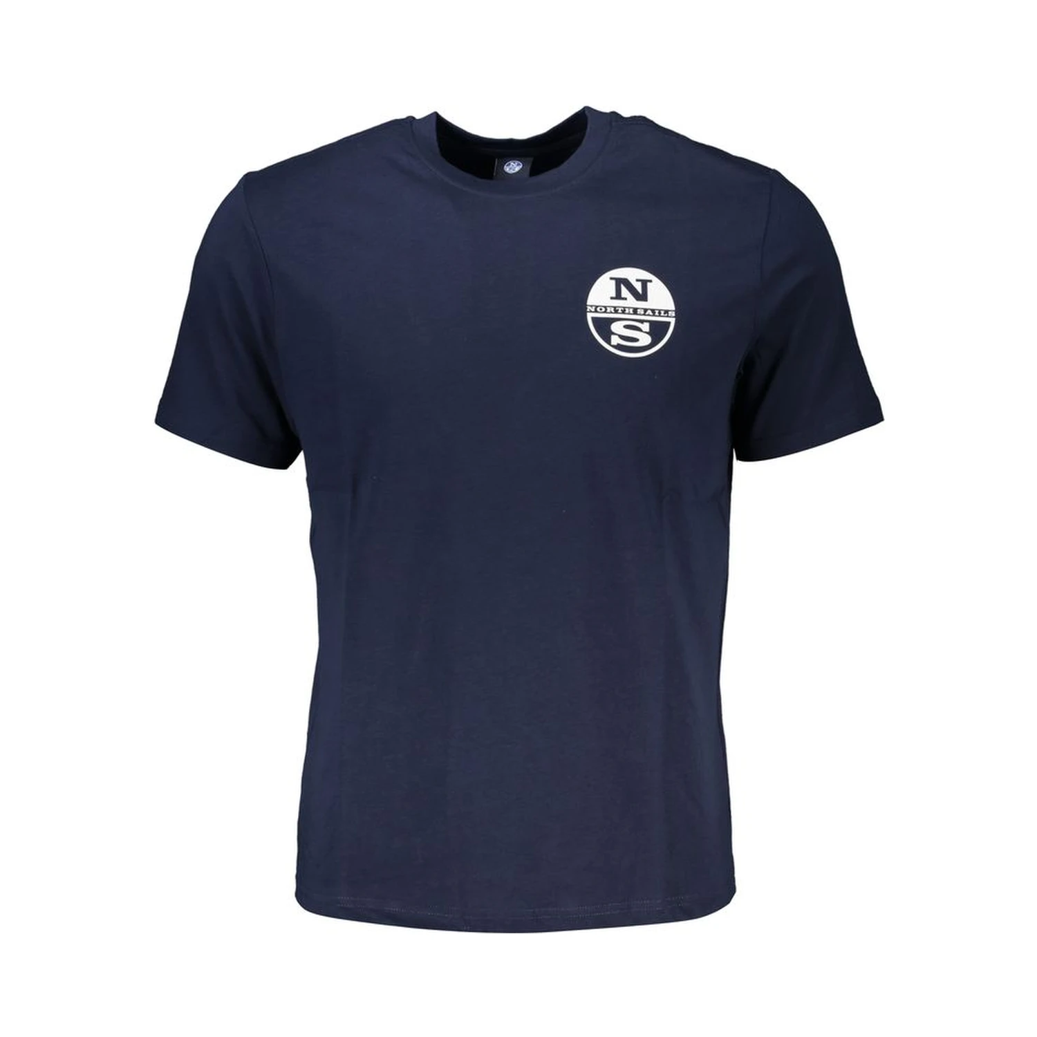 Blue Cotton Men T-shirt