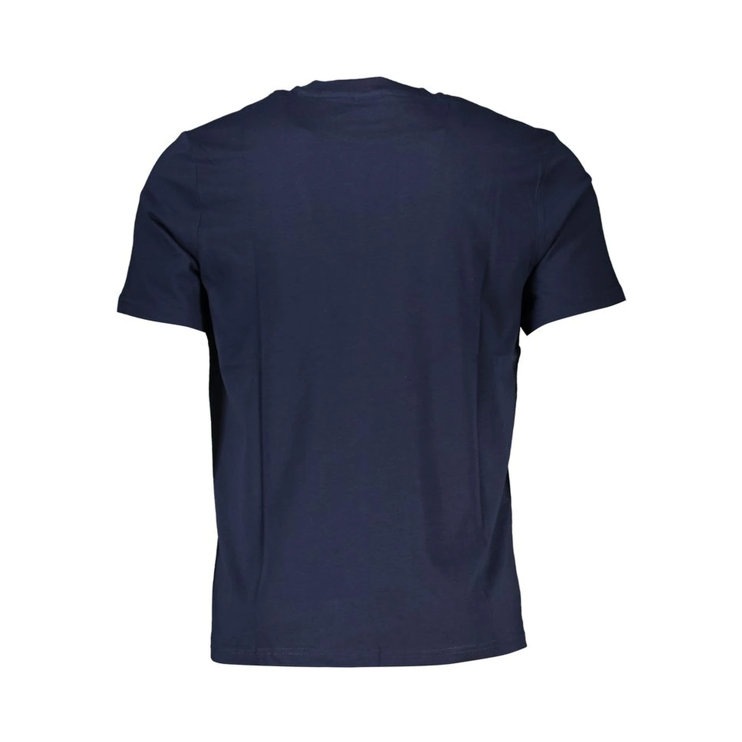 Blue Cotton Men T-shirt