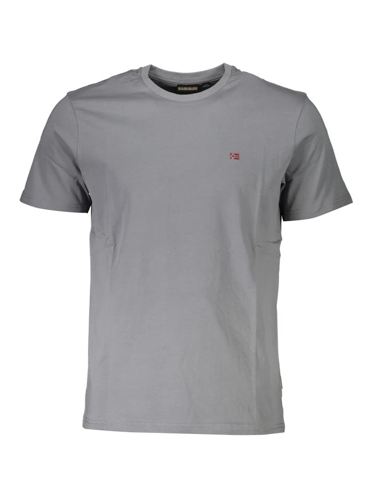Gray Cotton T-Shirt
