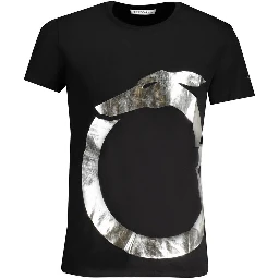 Black Cotton T-Shirt