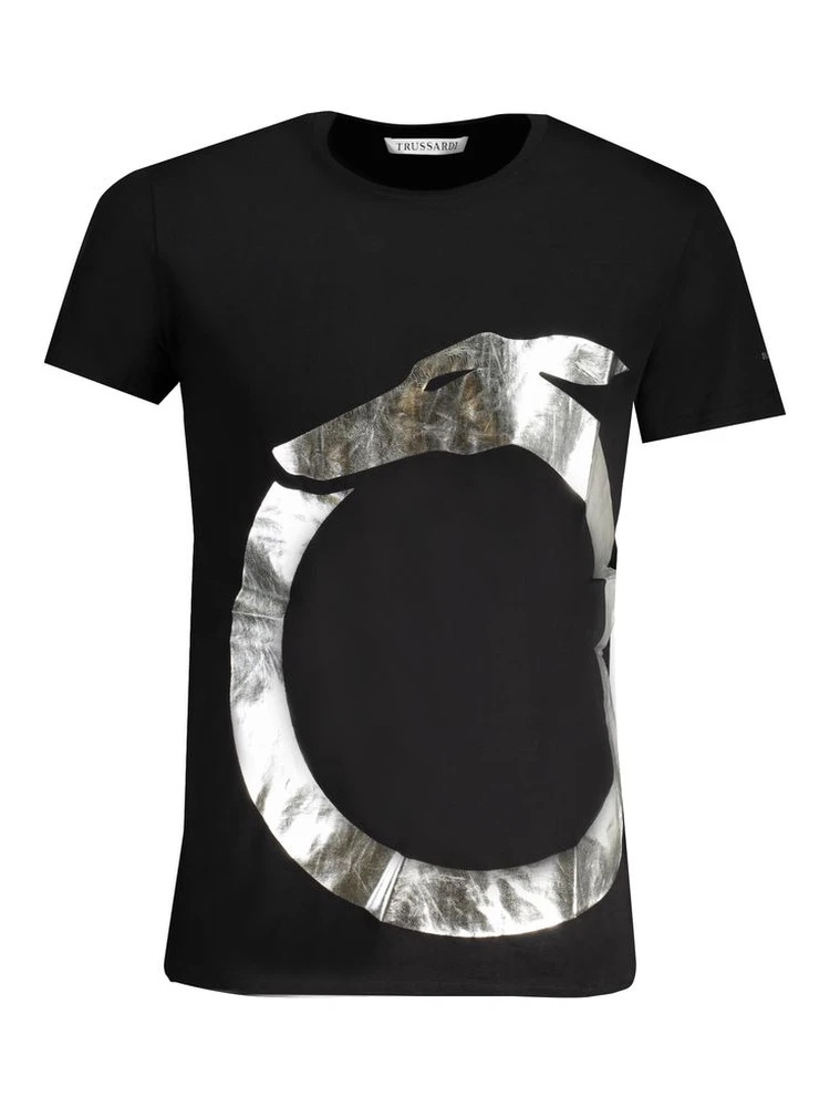Black Cotton T-Shirt