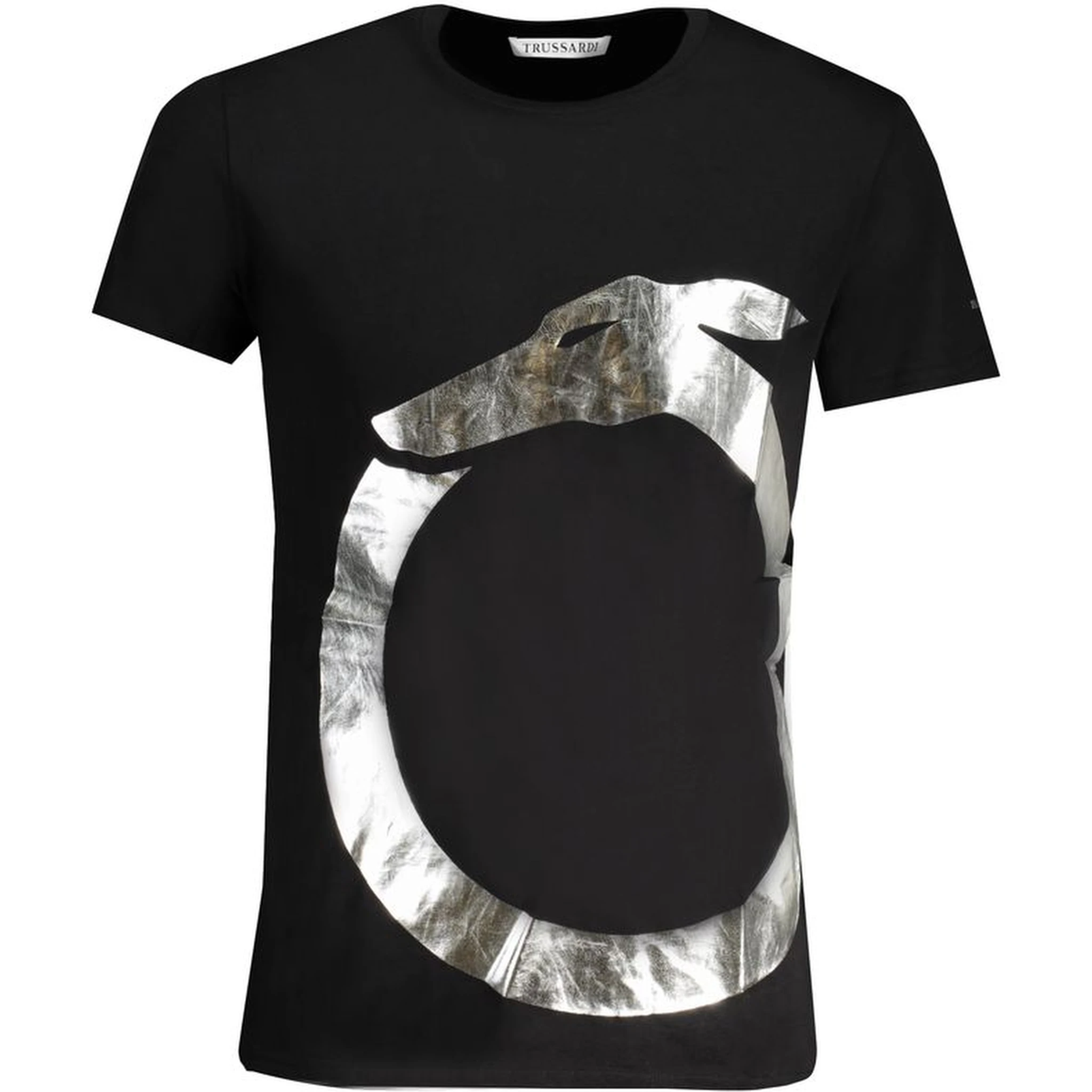 Black Cotton T-Shirt