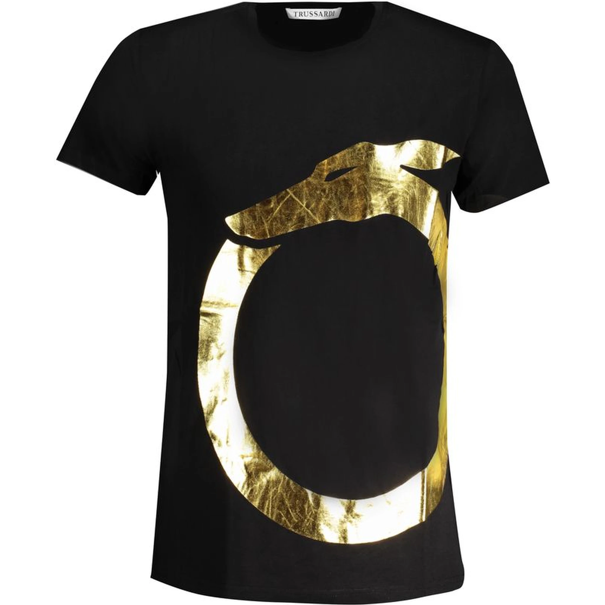 Black Cotton T-Shirt