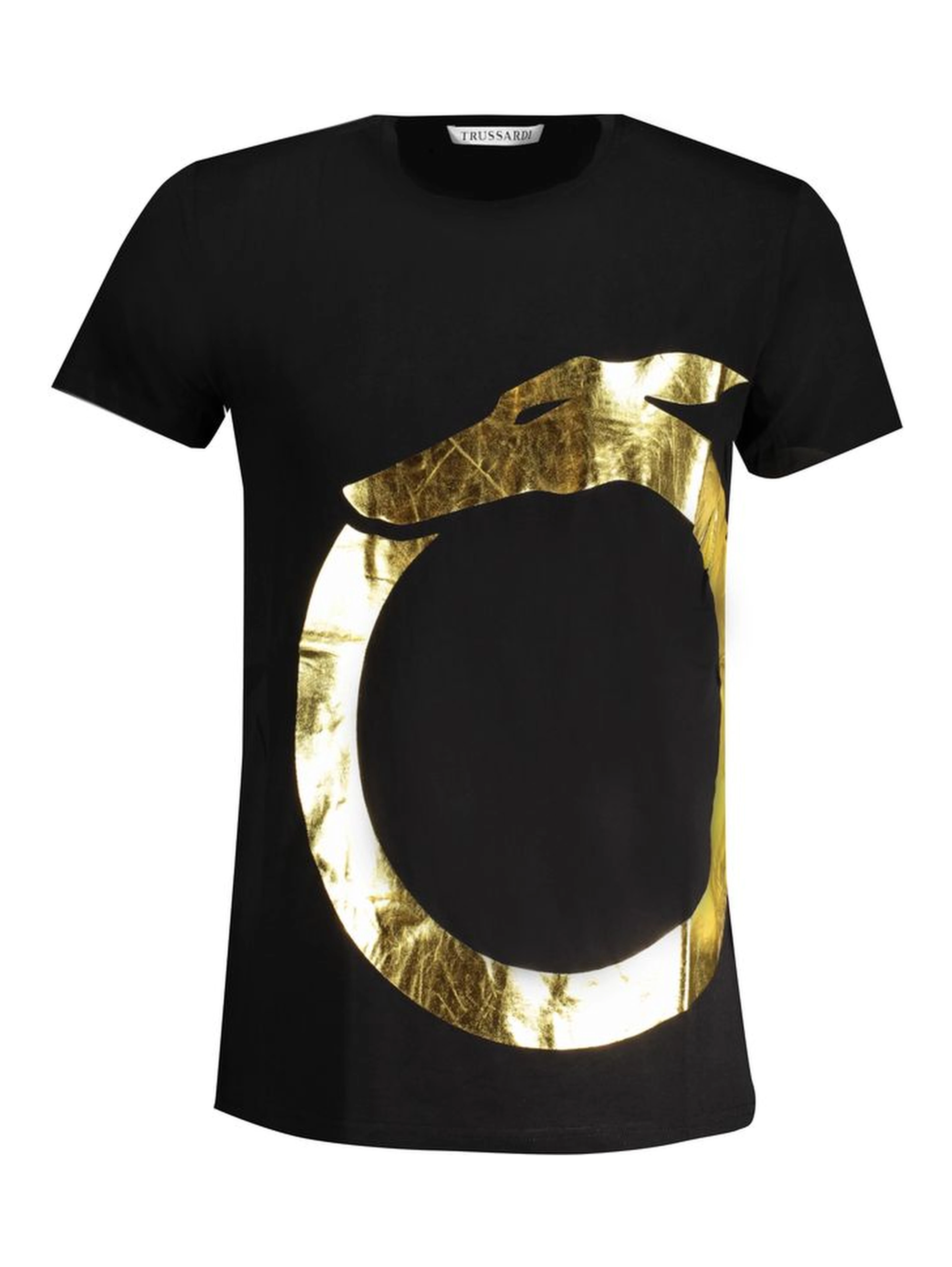 Black Cotton T-Shirt